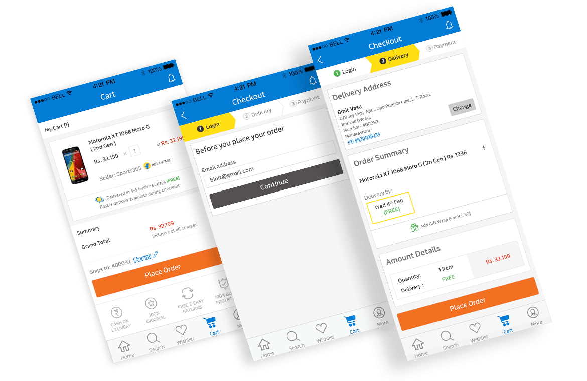 Flipkart • UX/UI Design for India's biggest online store