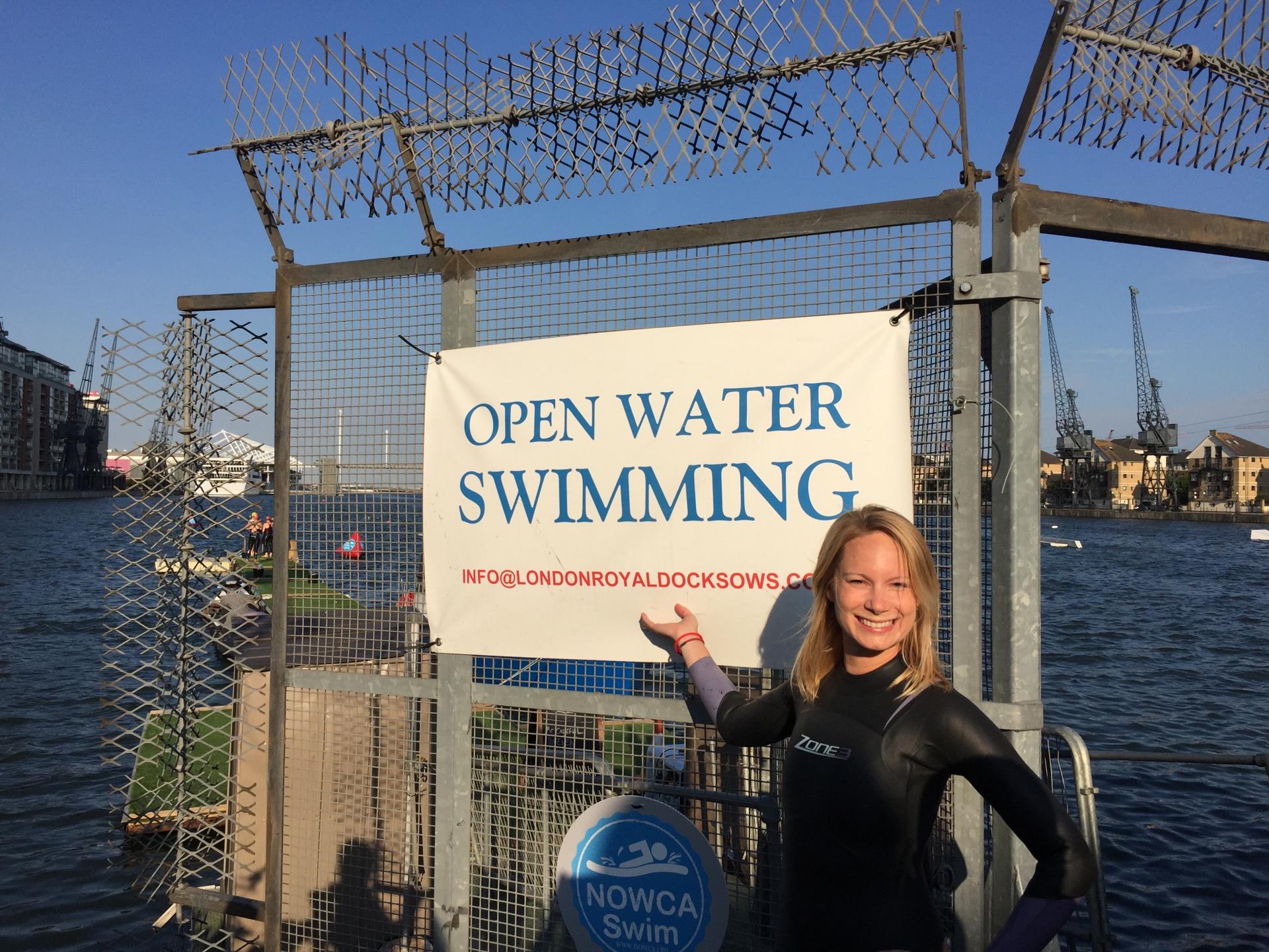 Open Water Swimming at Royal Victoria Docks Thoughts and Pavement