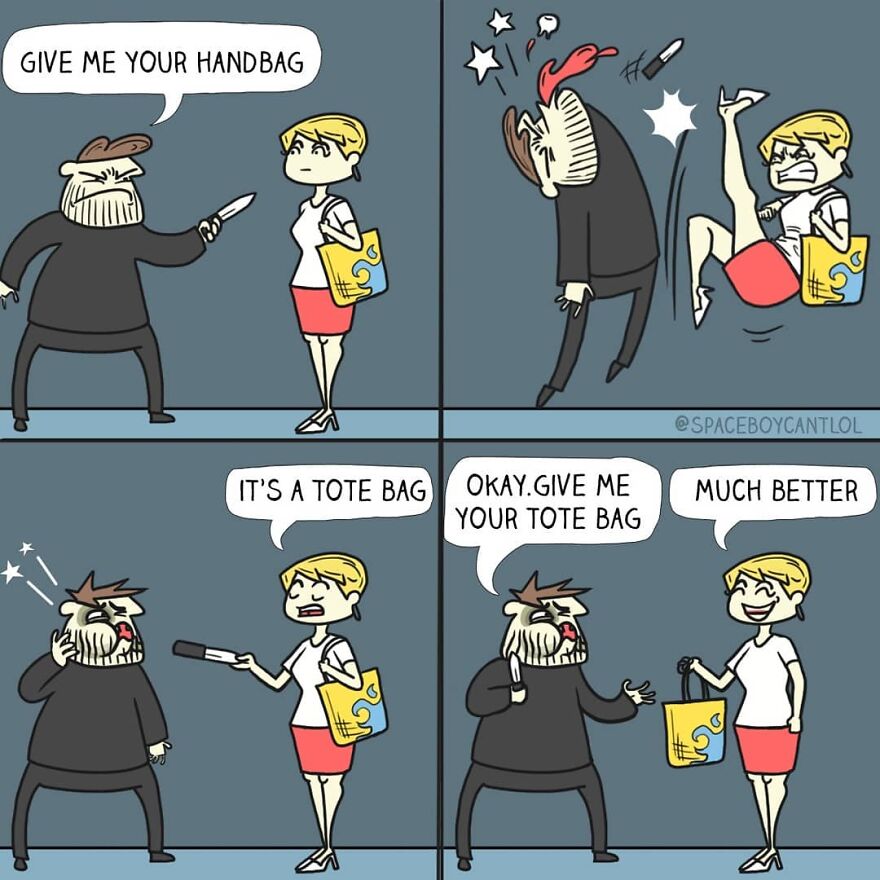 30 Weird and Funny Comics with Twisted Endings By SpaceBoyCantLol Thoughts Of Humans