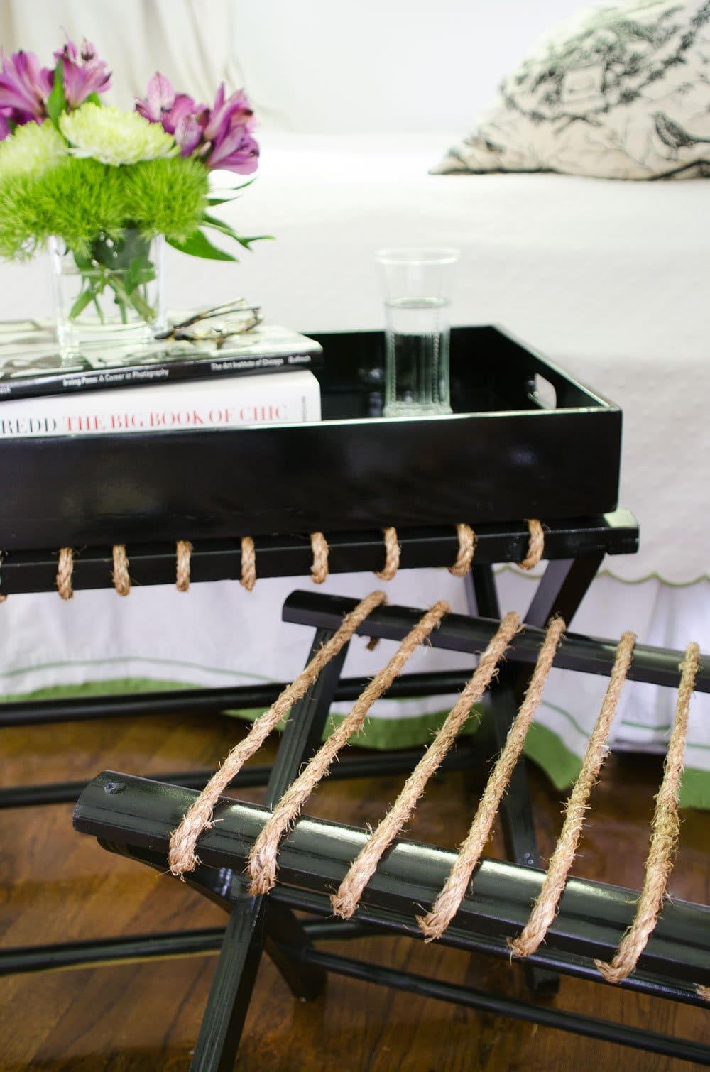 DIY Rope Luggage Rack Thou Swell