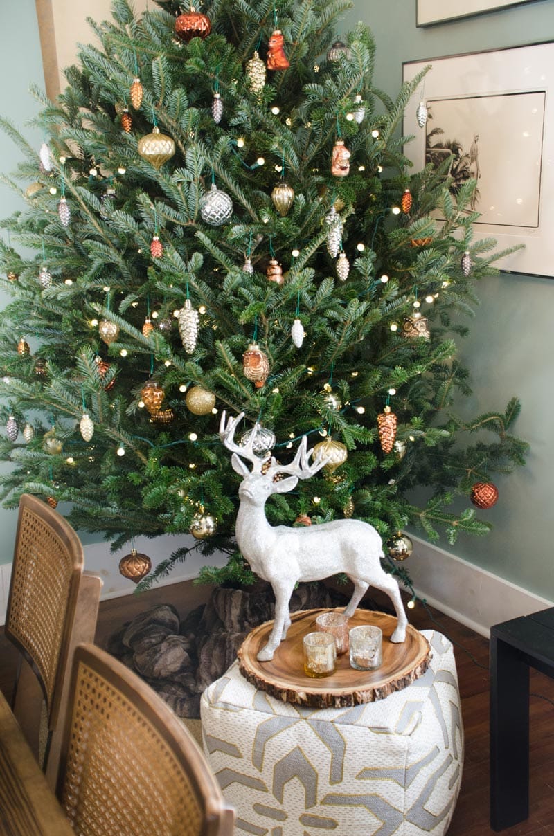 Metallic Woodland Christmas Tree Thou Swell