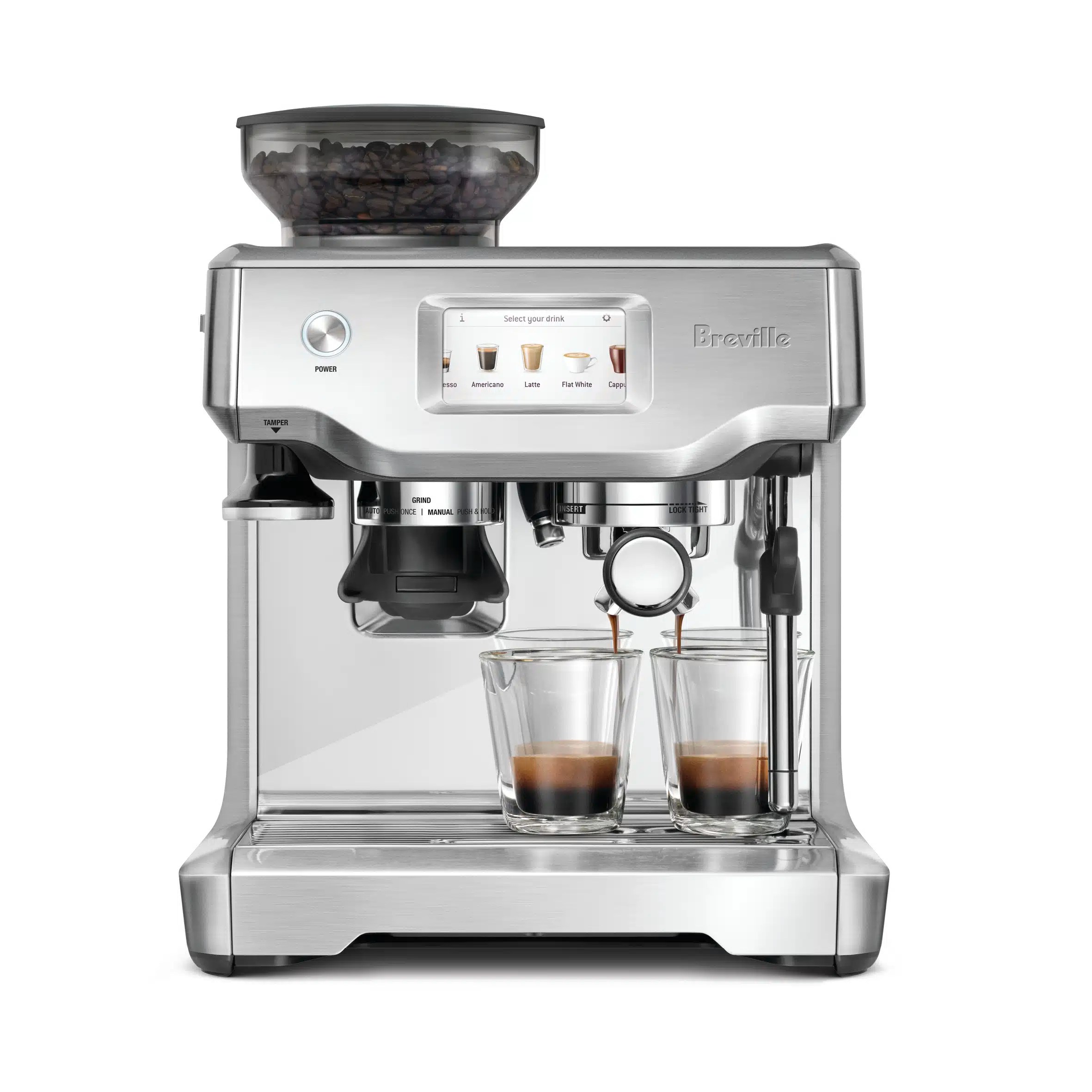 Breville Barista Touch Espresso Machine Steel Thread Coffee Roasters