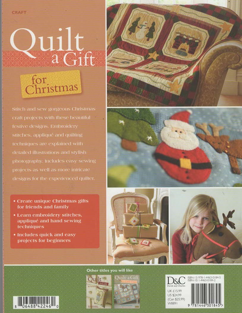 "Quilt a Gift for Christmas" Book by Barri Sue Gaudet