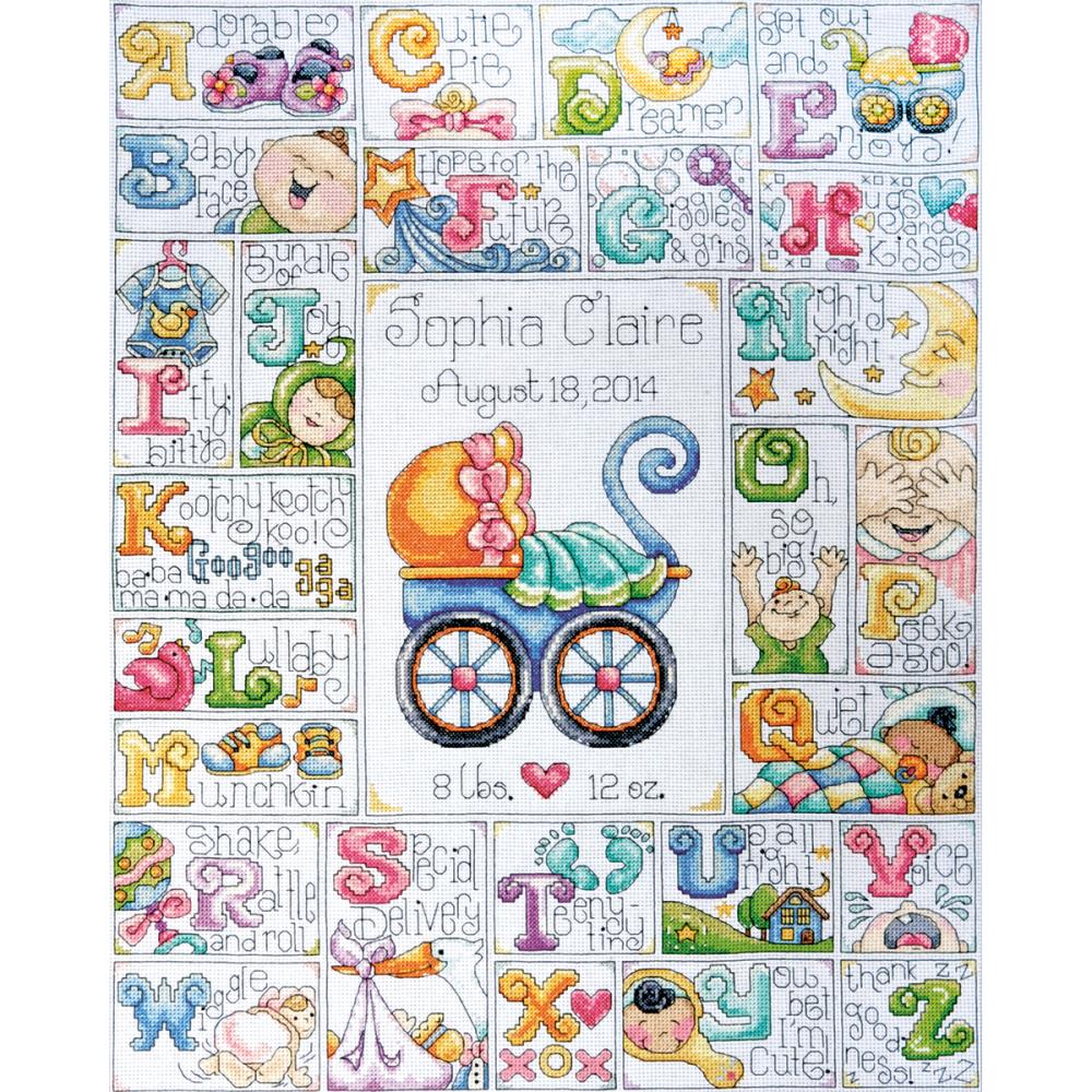 Special Delivery Birth Record Cross Stitch Kit by Design Works 2770