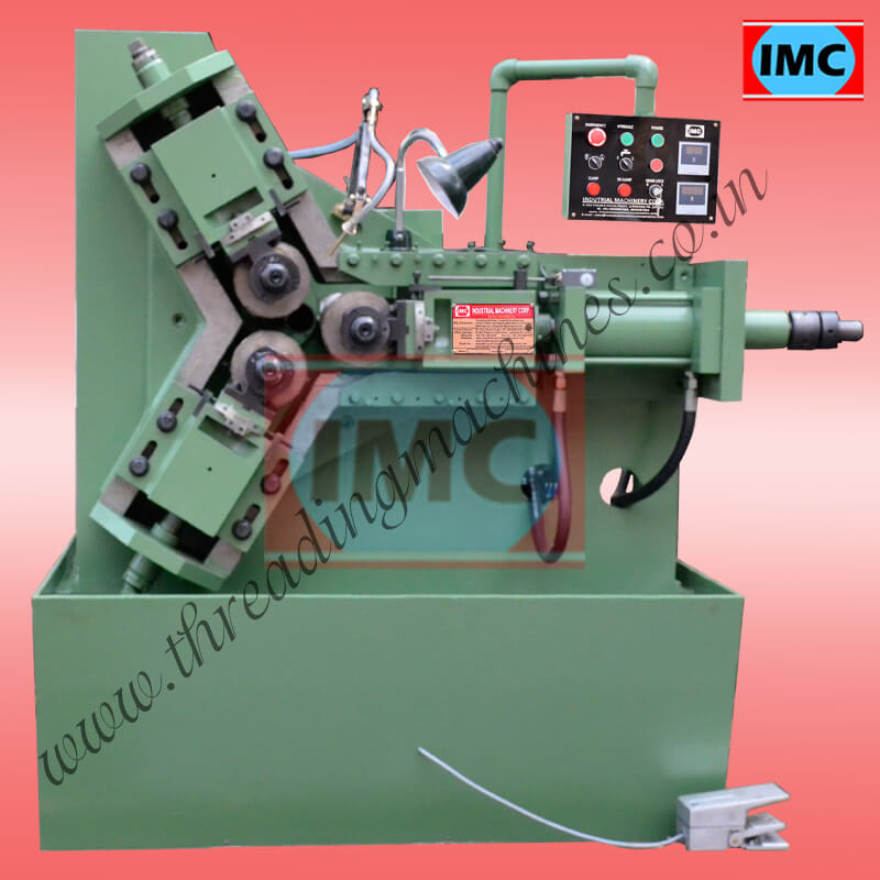 IMC Hydraulic Scaffolding Pipe Thread Rolling Machine 3Roll Thread Rolling Machine Manufacturer