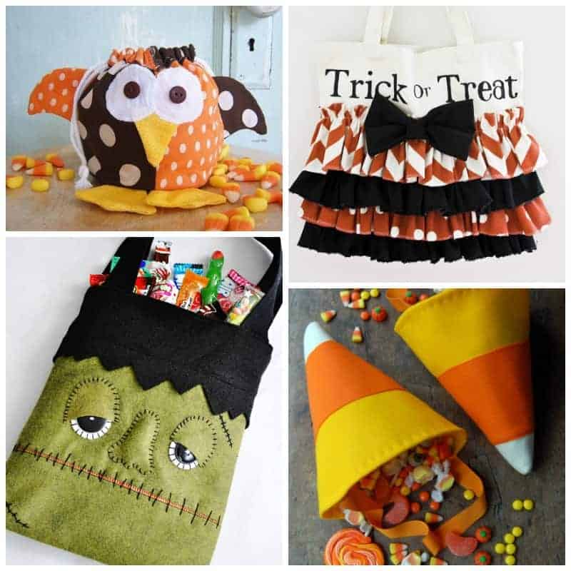 Harrowing Halloween Trick or Treat Bag Sewing Patterns