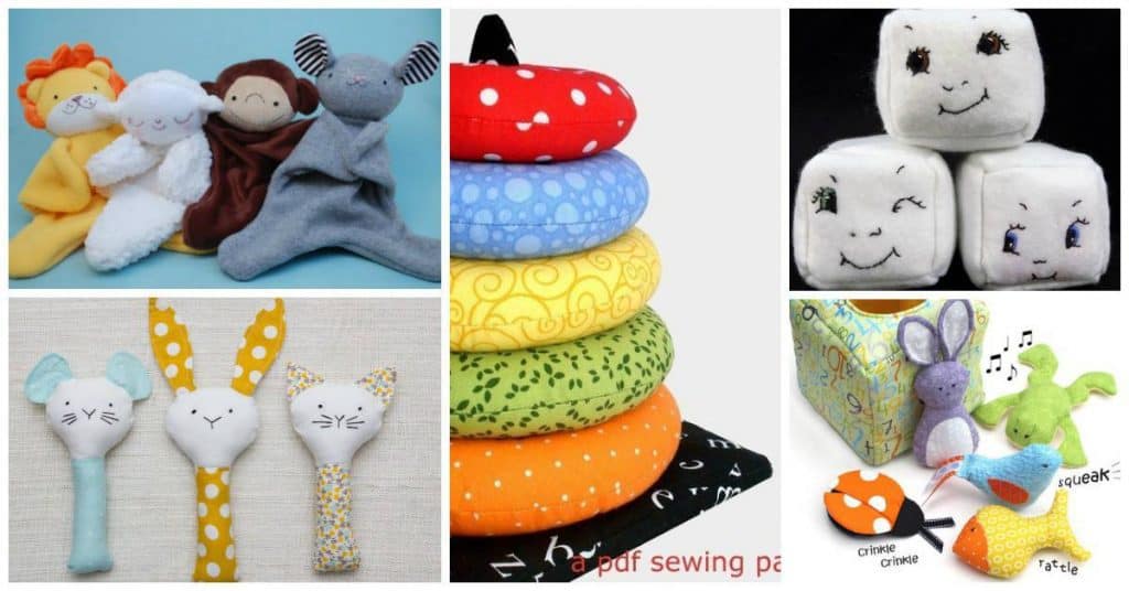 Cute and Quick Easy baby toy sewing patterns