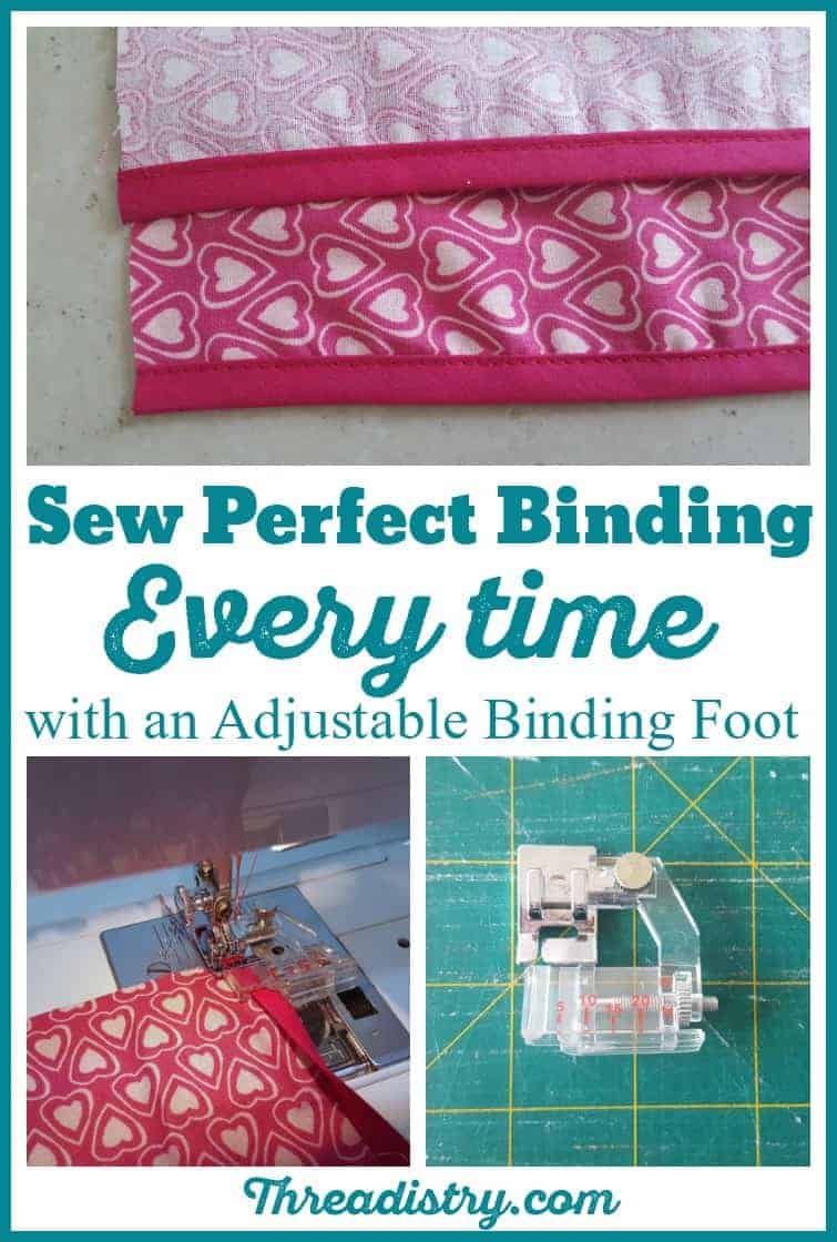 How to use a binding foot
