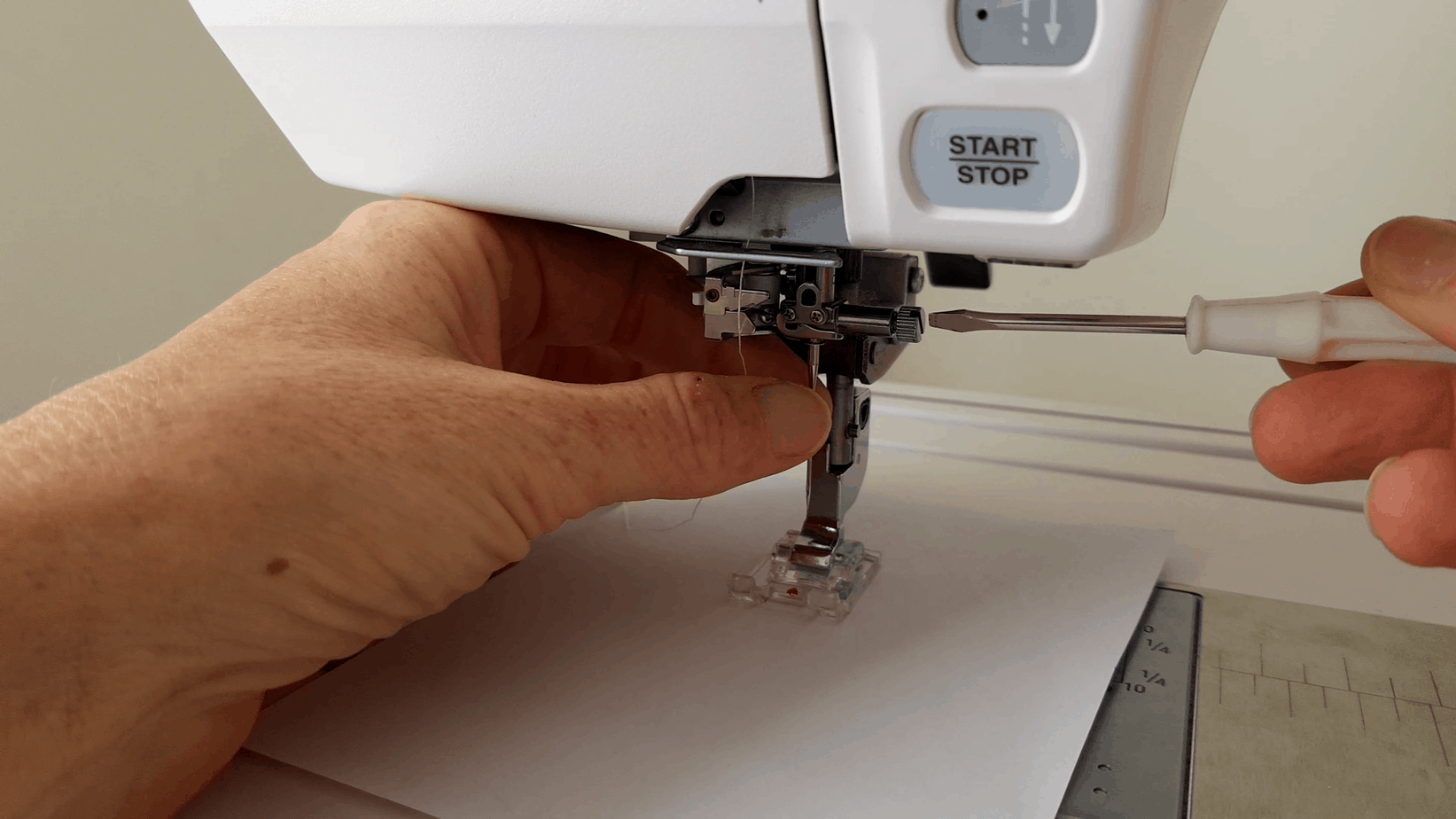 How to change a sewing machine needle