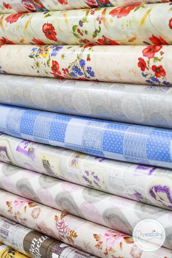 Sewing oilcloth howto, tips and tricks