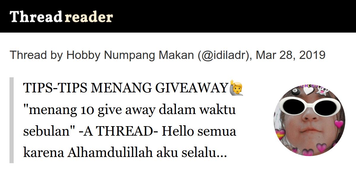 Contoh Kata Kata Yang Menarik Untuk Memenangkan Giveaway
