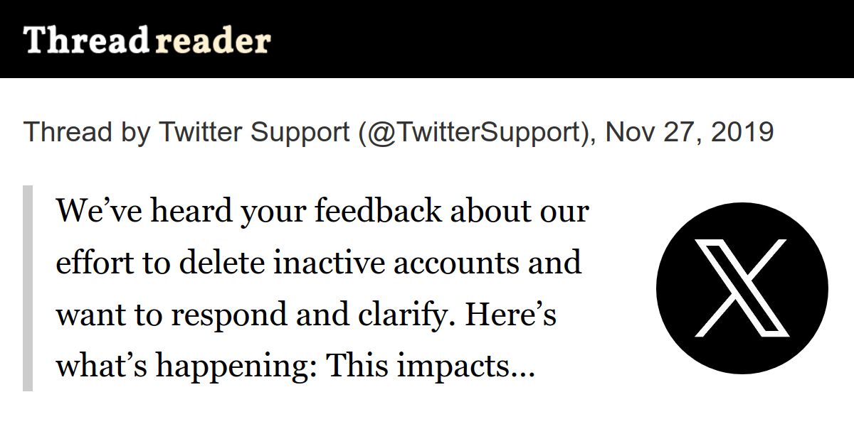Thread by TwitterSupport "We’ve heard your feedback about our effort