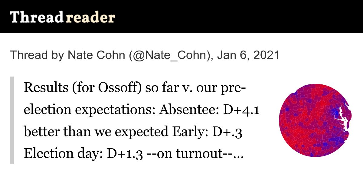 Thread by Nate_Cohn on Thread Reader App Thread Reader App