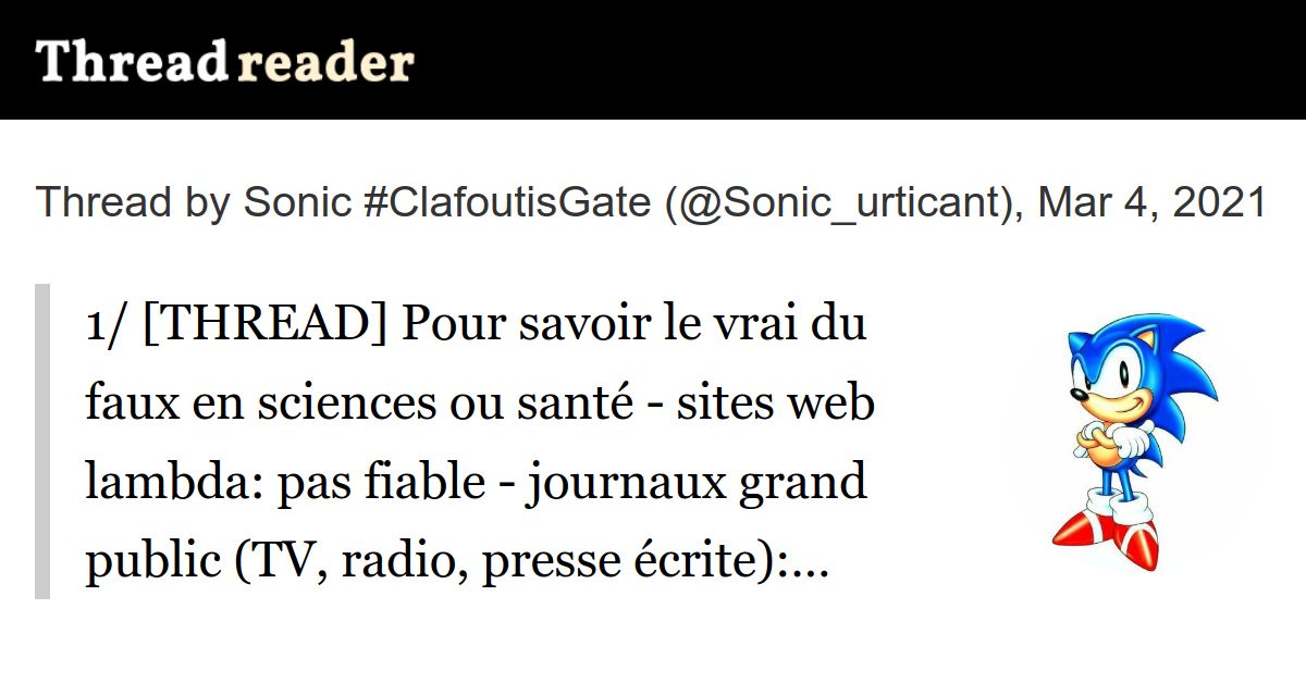Thread by Sonic_urticant on Thread Reader App Thread