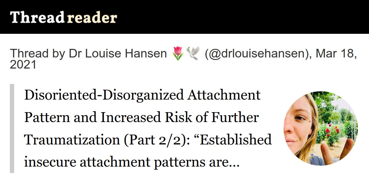 Thread by drlouisehansen on Thread Reader App Thread Reader App
