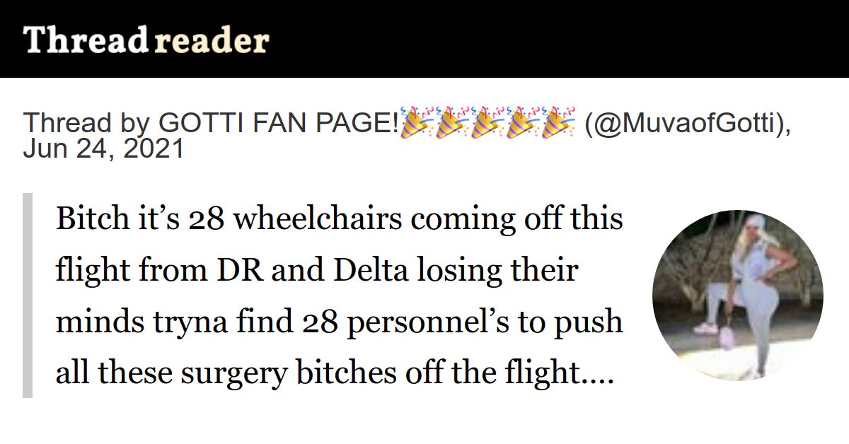 Thread by @MuvaofGotti on Thread Reader App – Thread Reader App
