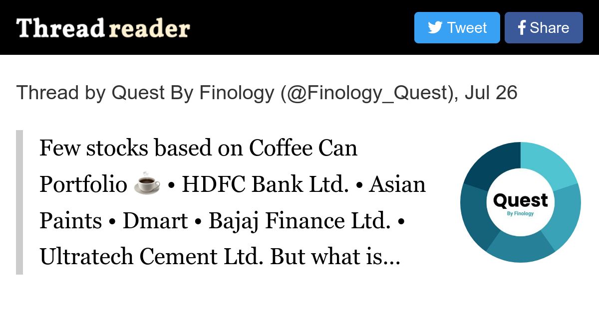 Thread by Finology_Quest on Thread Reader App Thread Reader App