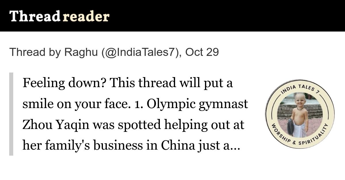 Thread by IndiaTales7 on Thread Reader App Thread Reader App