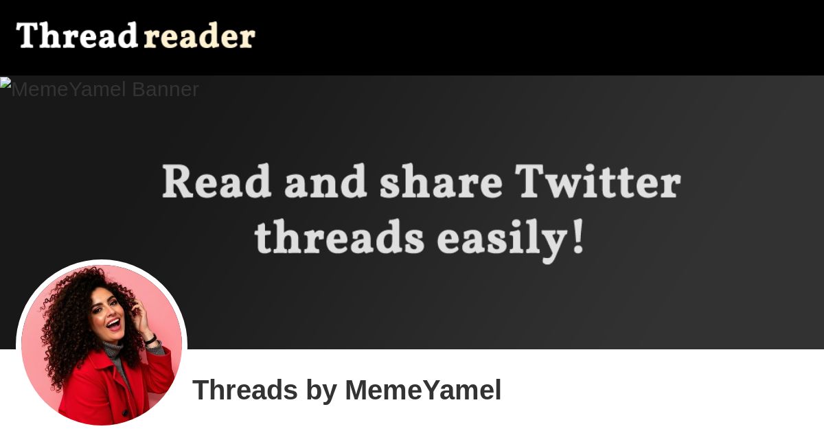 MemeYamel's Threads – Thread Reader App