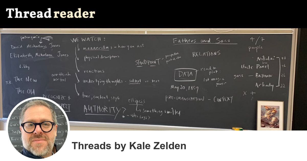 Kale Zelden's Threads Thread Reader App