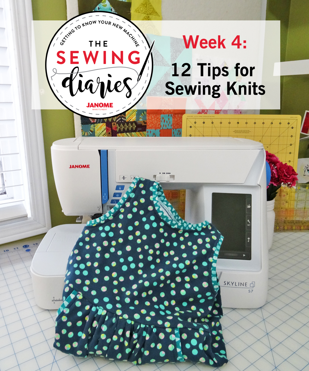 The Sewing Diaries Week 4 12 Tips & Tricks for Sewing Knits Thread Riding Hood
