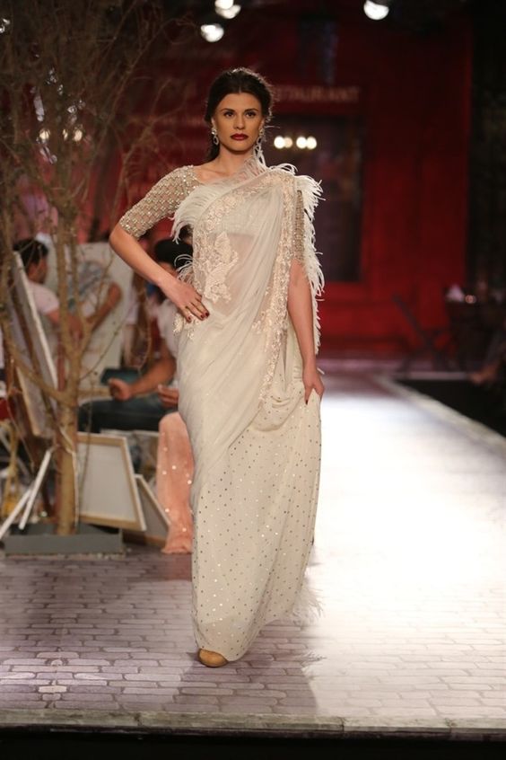 Fringed Saree Trend Fashion in India Threads