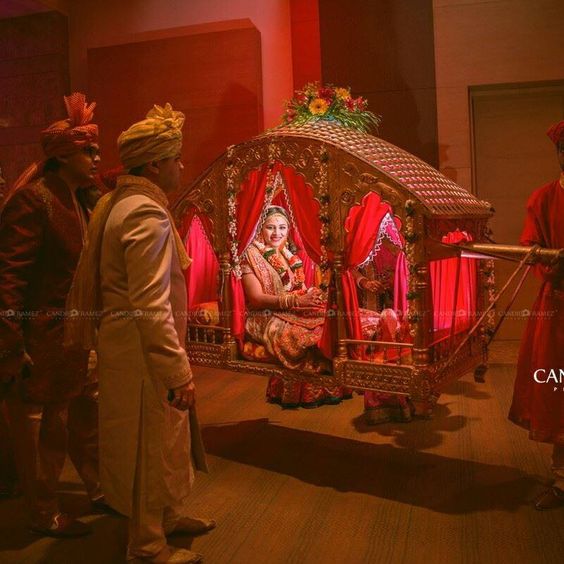 Palki Designs For Bridal Entry Fashion in India Threads