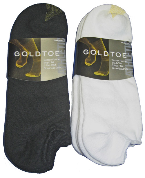 Threads Big and Tall Extra Wide Socks Gold Toe Extended Athletic No