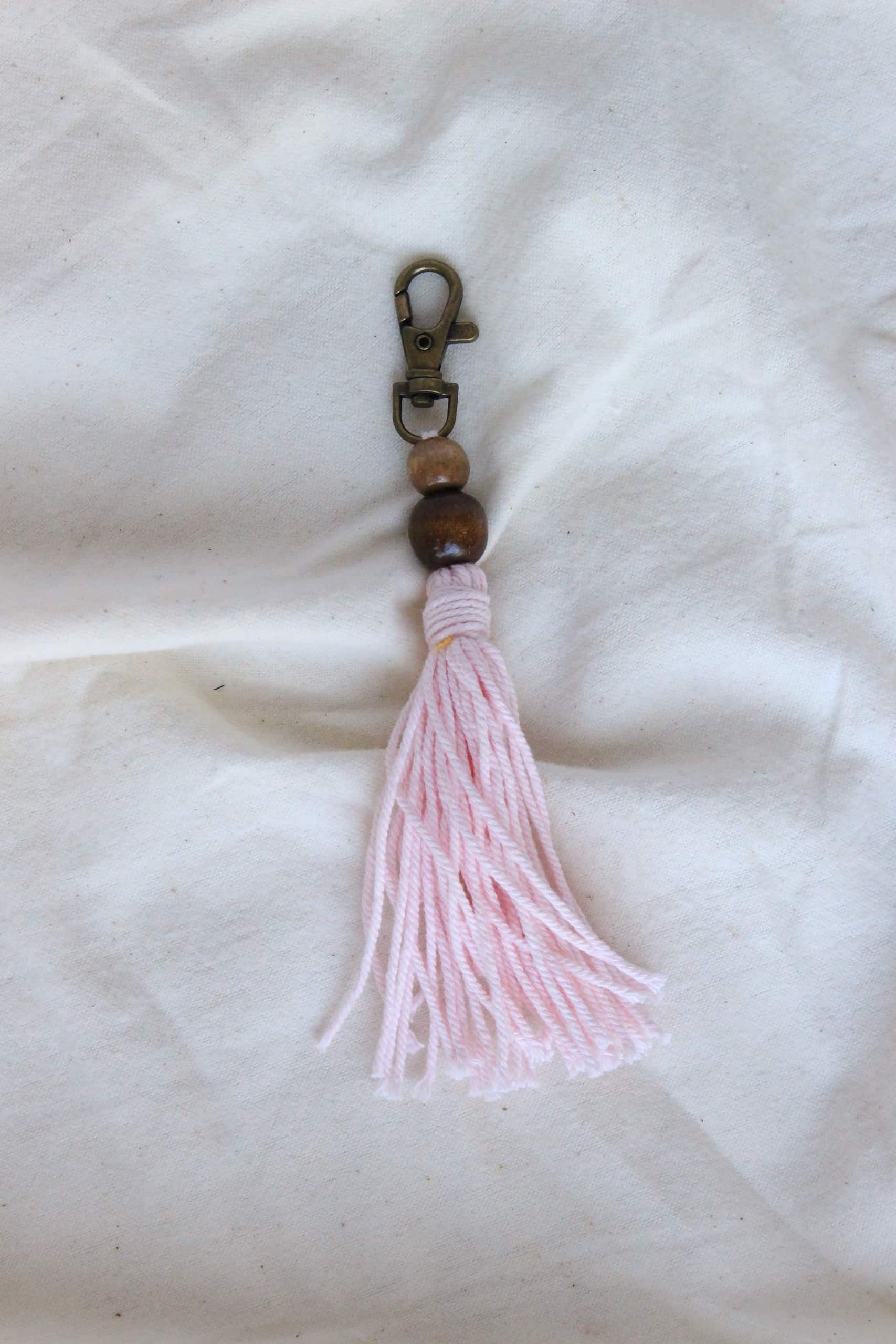 Tassle Keychain Threads of Gold
