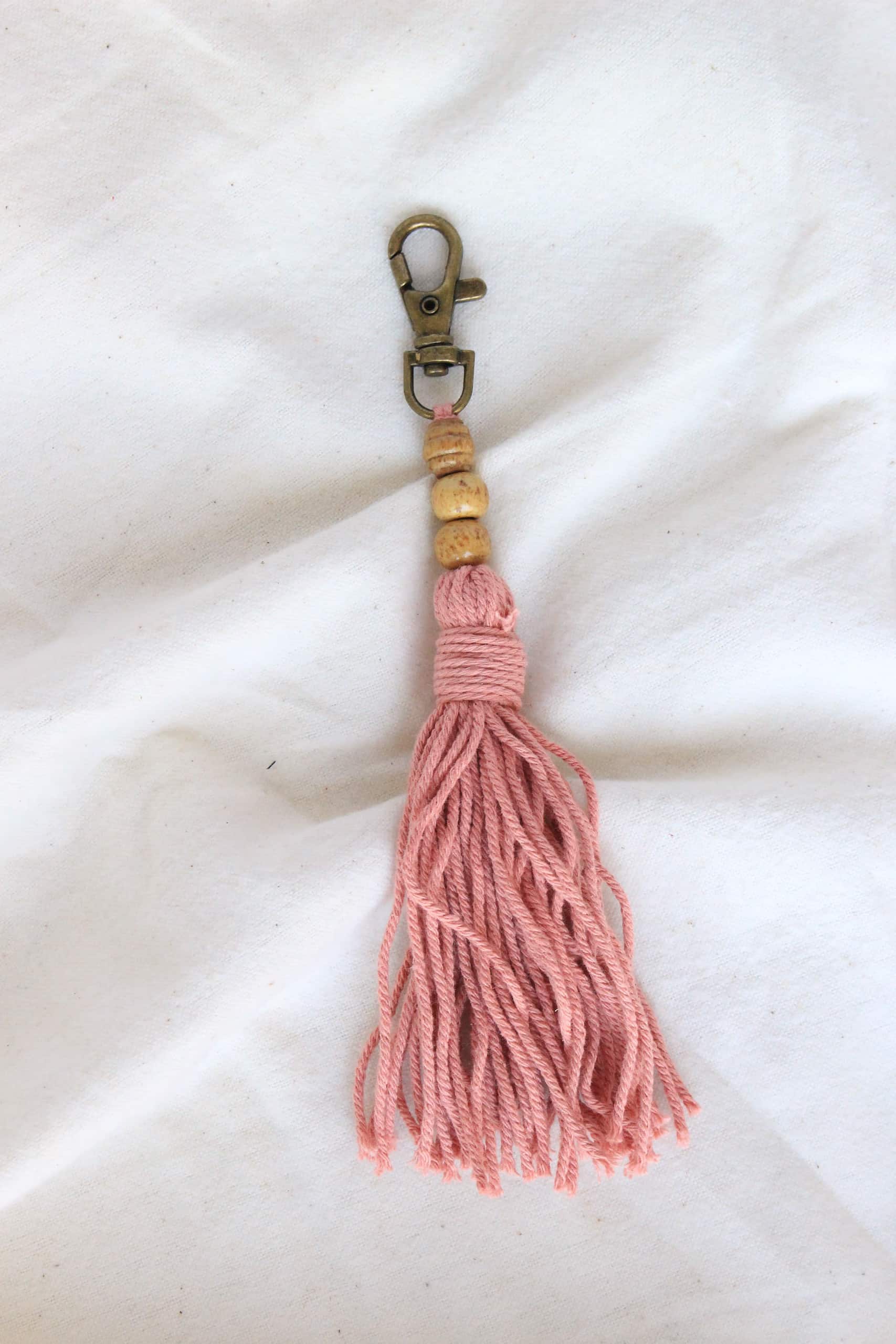 Tassle Keychain Threads of Gold