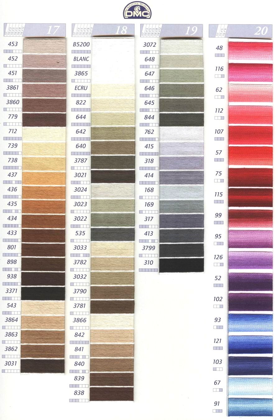 DMC hand embroidery thread Threads of Green