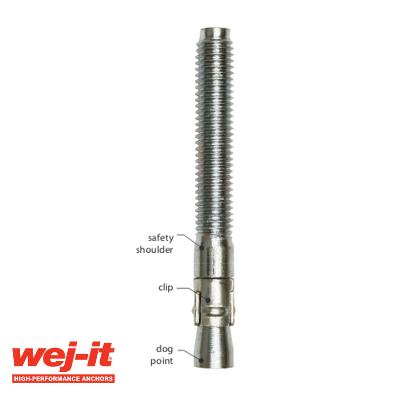 Wejit ATS5832 304 Stainless Steel ANKRTITE Wedge Anchors 5/8 x 31/2