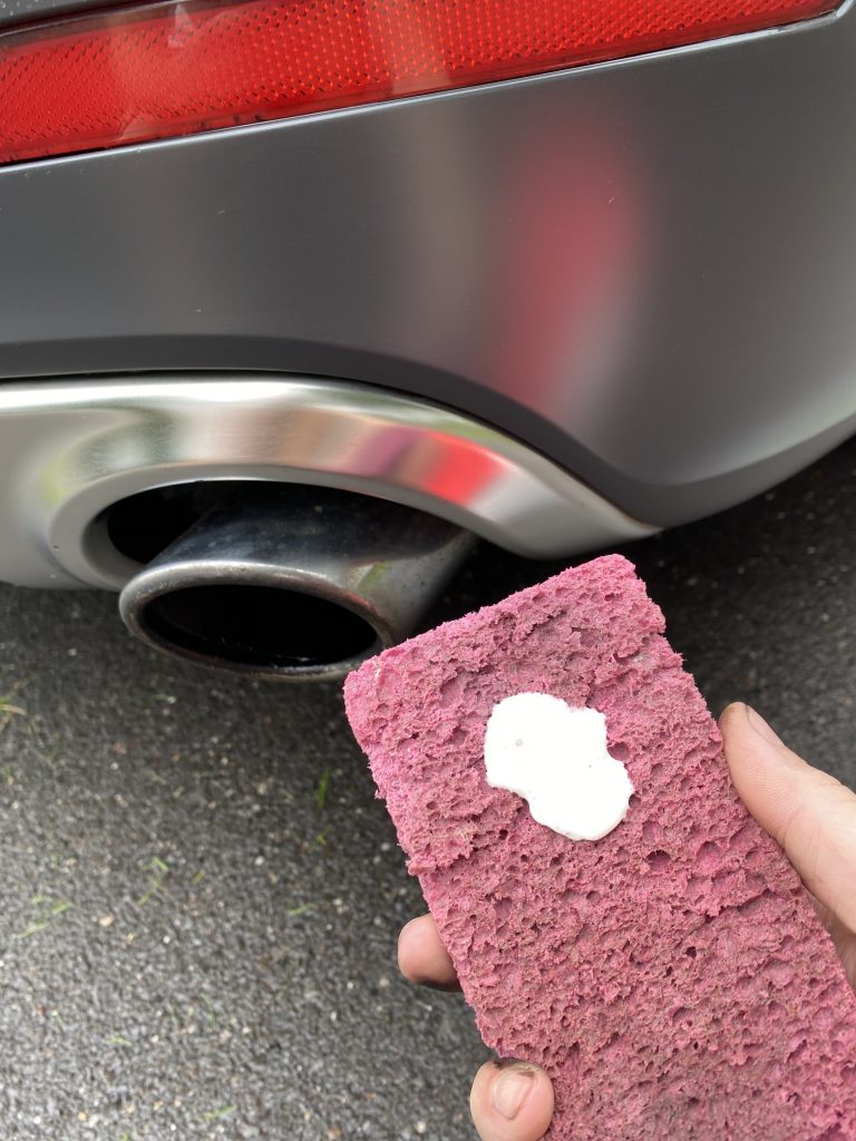 Clean Exhaust Tips the Cheap and Easy Way