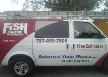 Fish Window Cleaning in Virginia Beach - ThreeBestRated.com