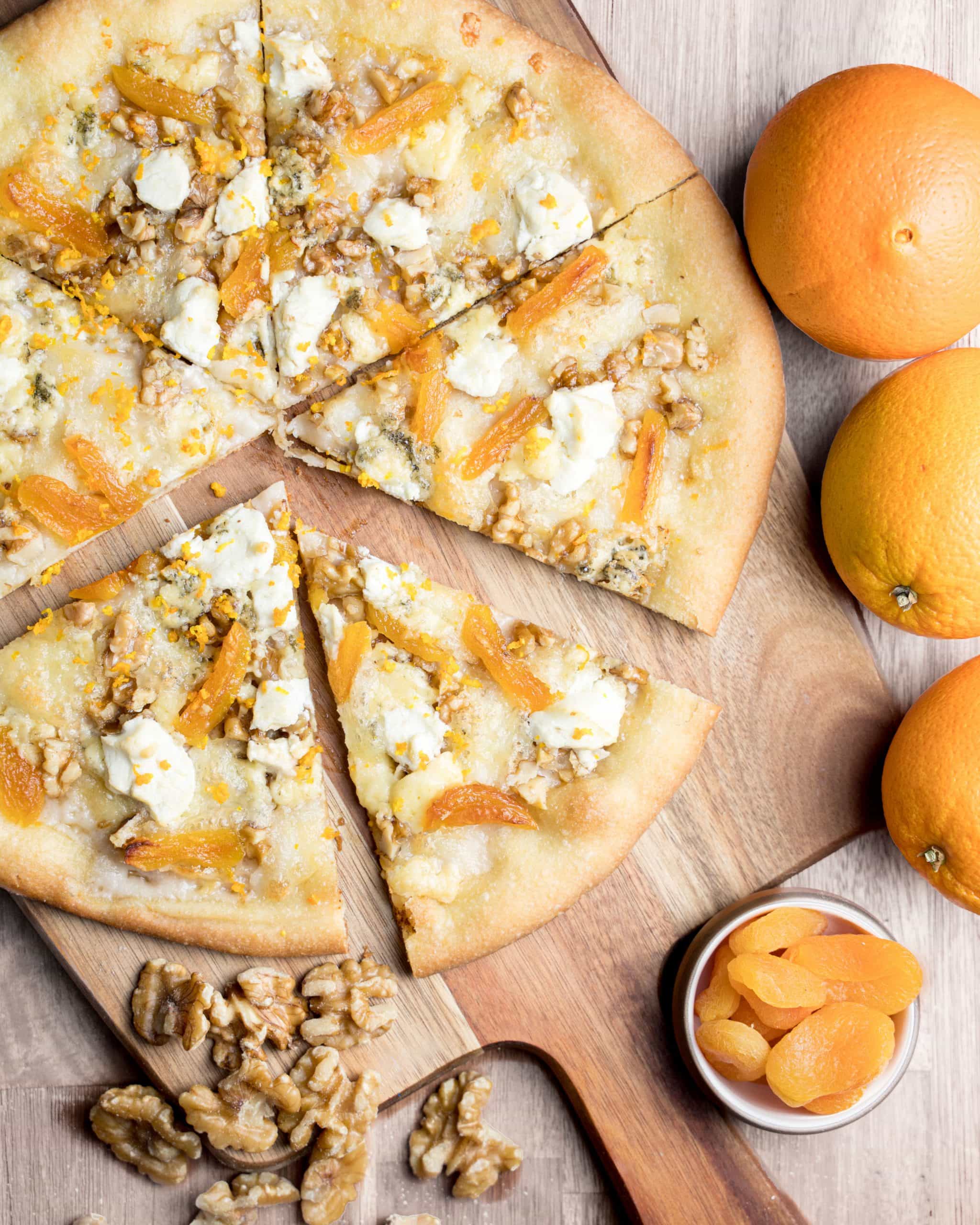 Walnut Pizza With Apricots Three Big Bites