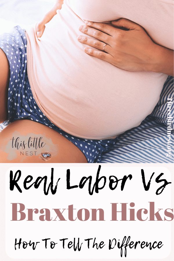 Is It Braxton Hicks Or Real Contractions? This Little Nest
