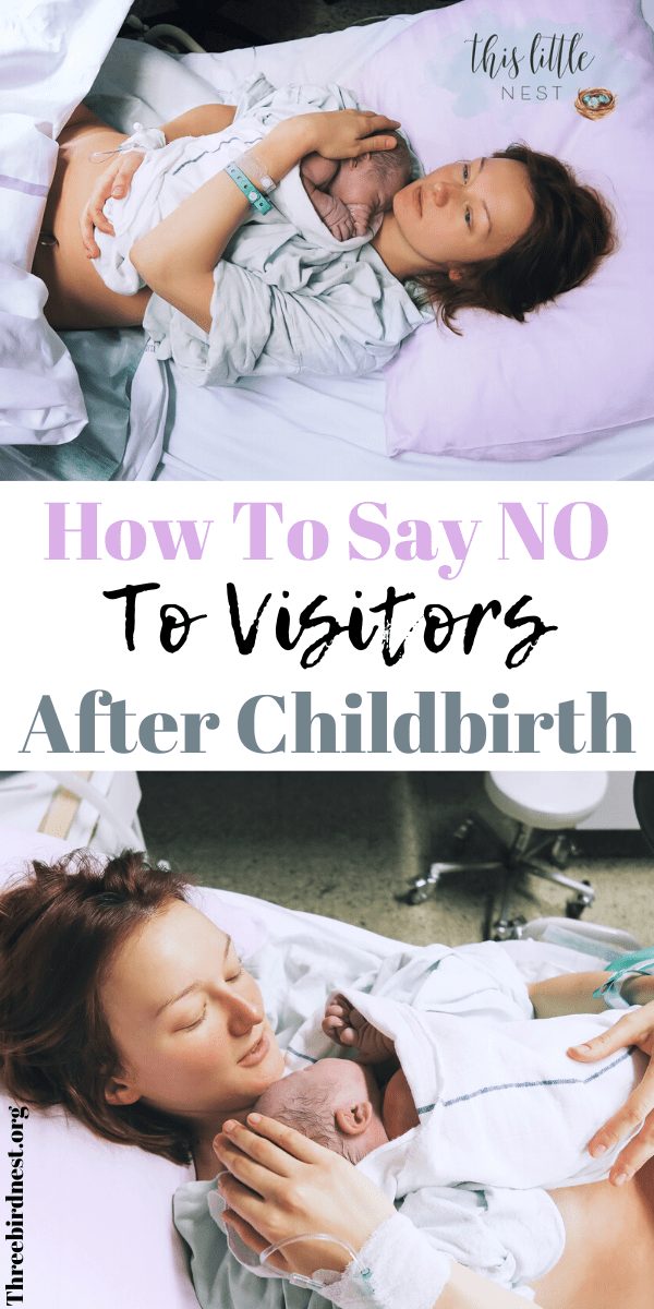 How to Deal with Visitors after Childbirth This Little Nest