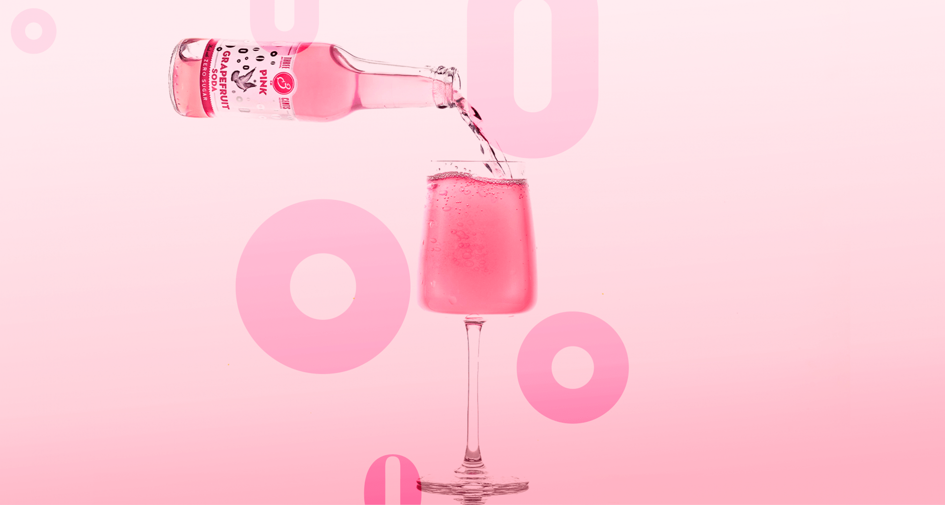 PINK GRAPEFRUIT SODA Three Cents