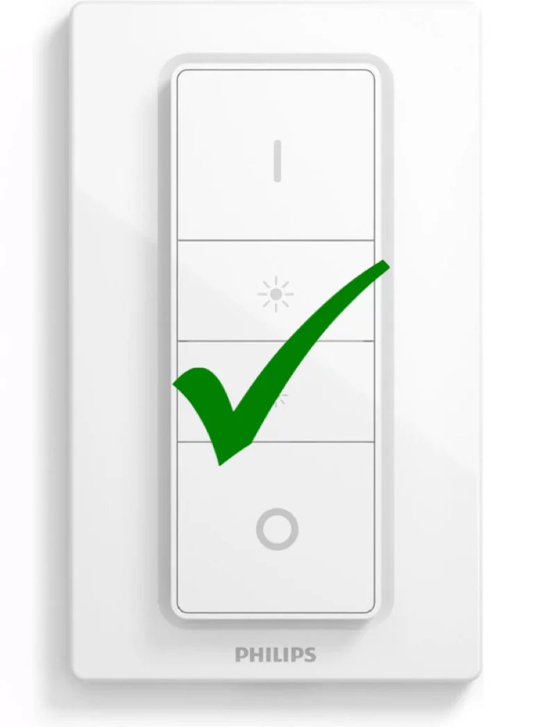 Philips Hue dimmer switch cover plate ThreeDee Voor al uw