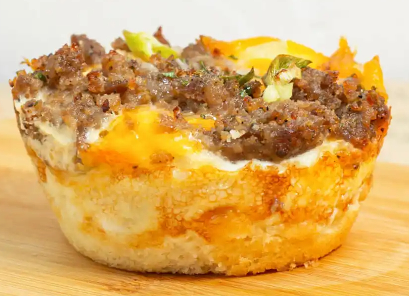 Detailed Menu three egg muffins