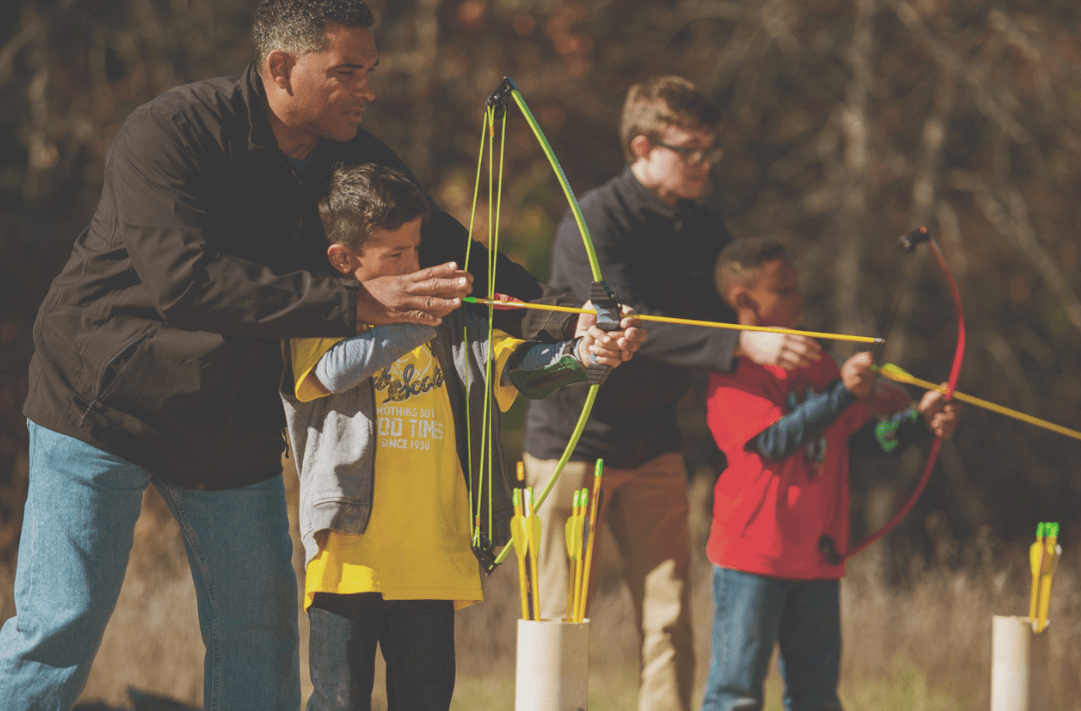 Cub Scouts Practice Archery Three Fires Council