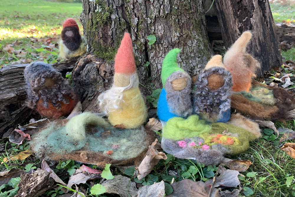 Needlefelting Threefold Educational Foundation Chestnut