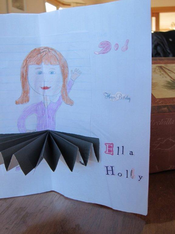 How to make a ballerina card for a *ahem* dad's birthday