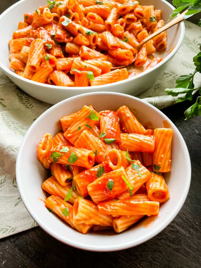 Rigatoni Arrabbiata Three Olives Branch