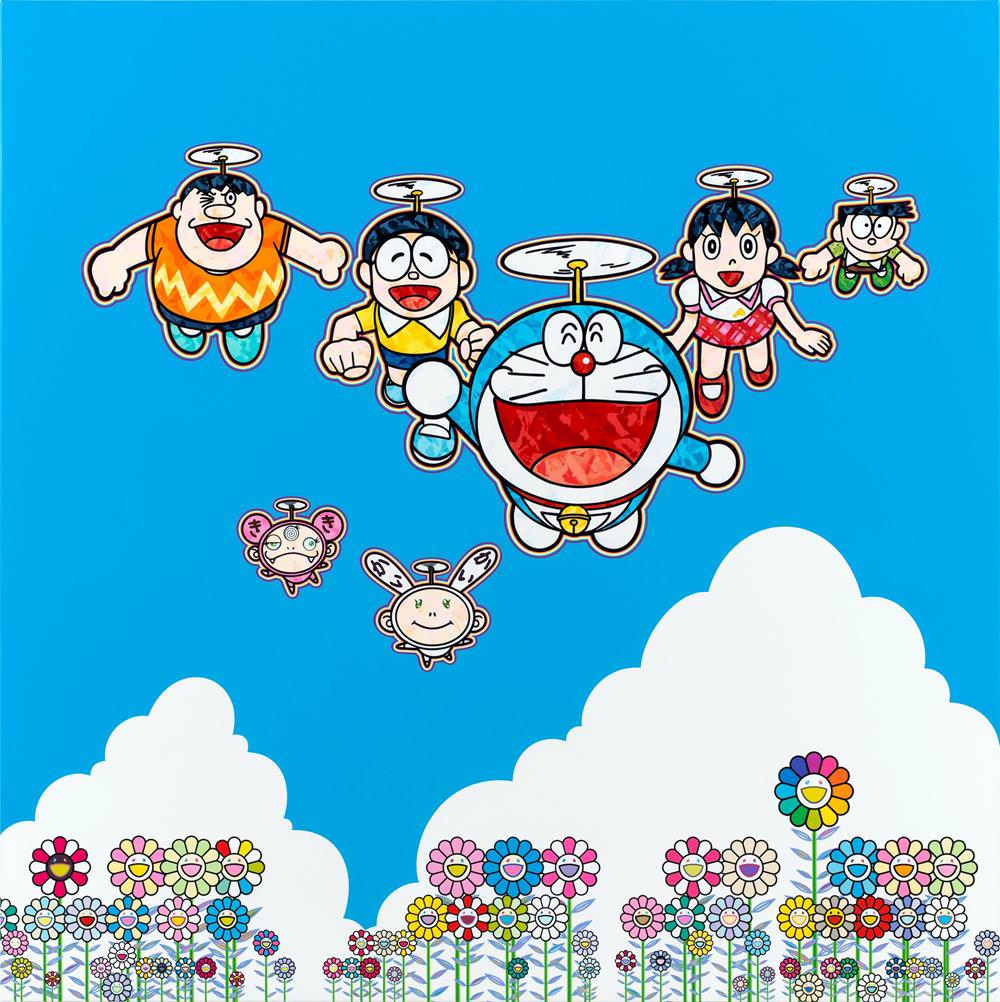 【村上隆X哆啦A夢】Superflat Doraemon「超扁平」個展，東京首波登場！