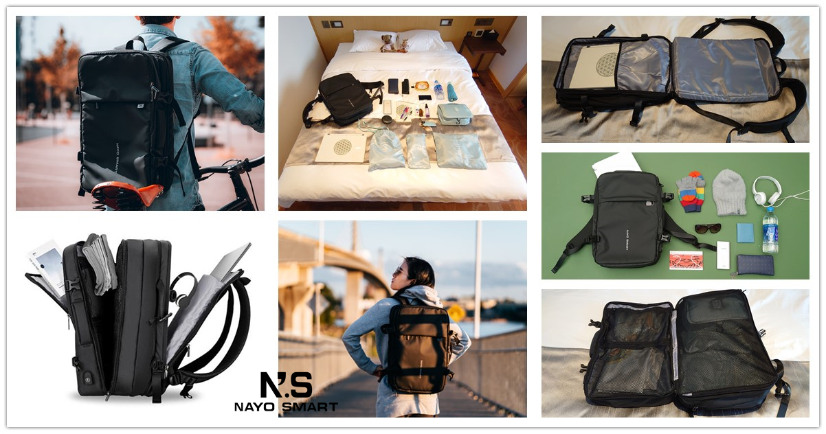 nayo exp後背包,Nayo Smart,黑色後背包,nayo exp評價,nayo smart產地,機能後背包,NayoSmart Nayo EXP科技後背包
