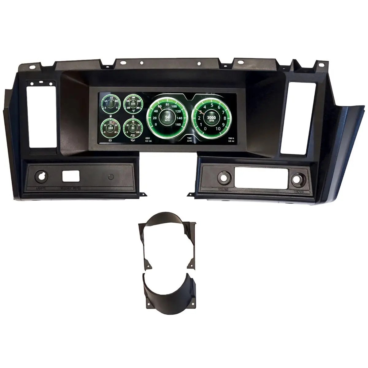 AutoMeter Invision ’69 Camaro Direct Fit Digital Dash Three Pedals