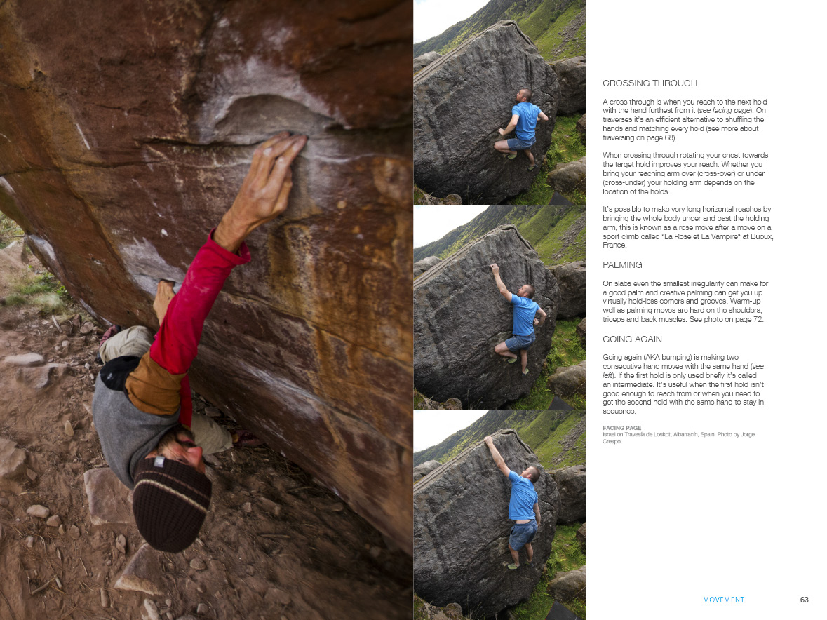 Bouldering book title Three Rock Books