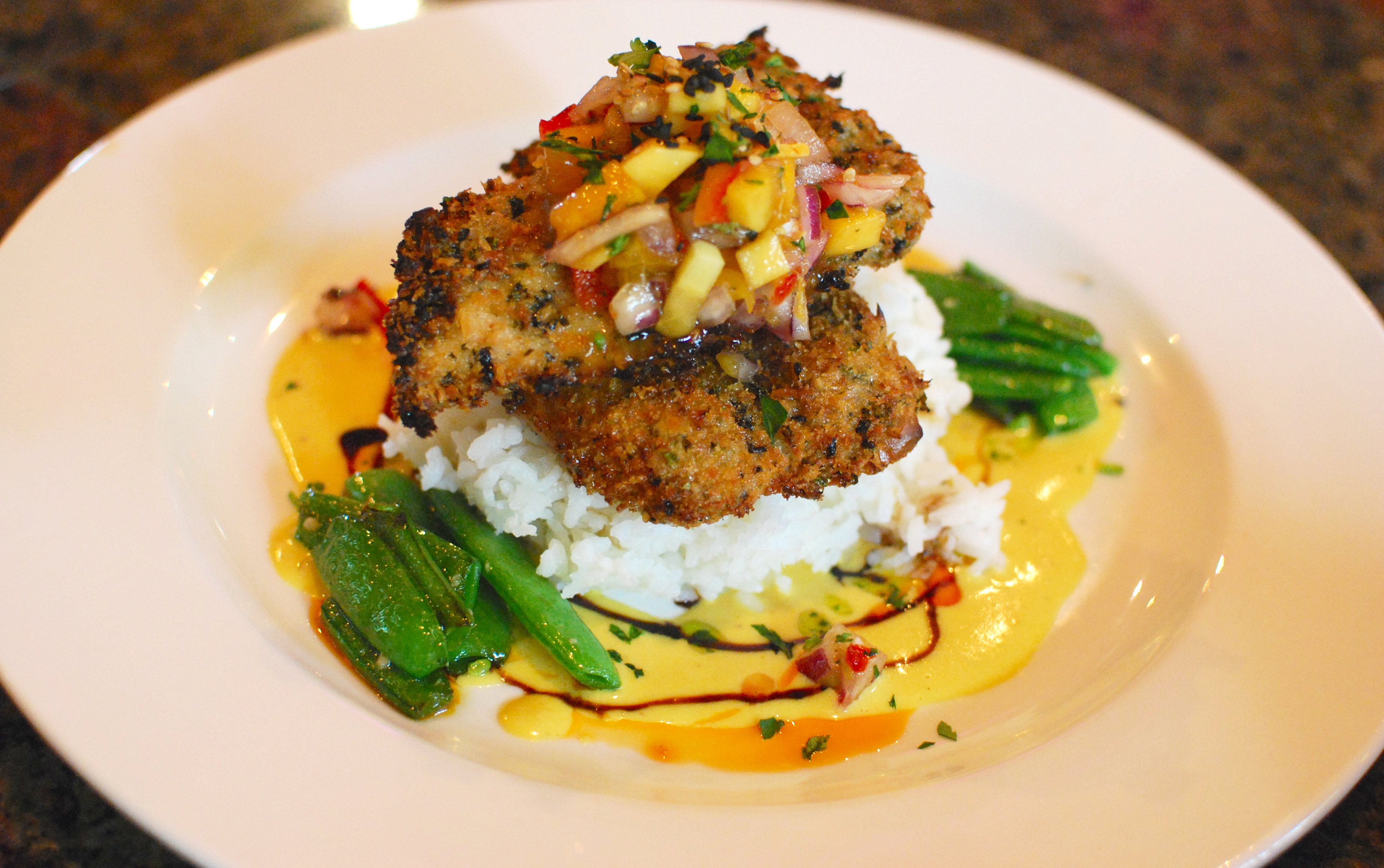 Recipe of the Month Macadamia Nut Crusted Chicken Breast, Big Island