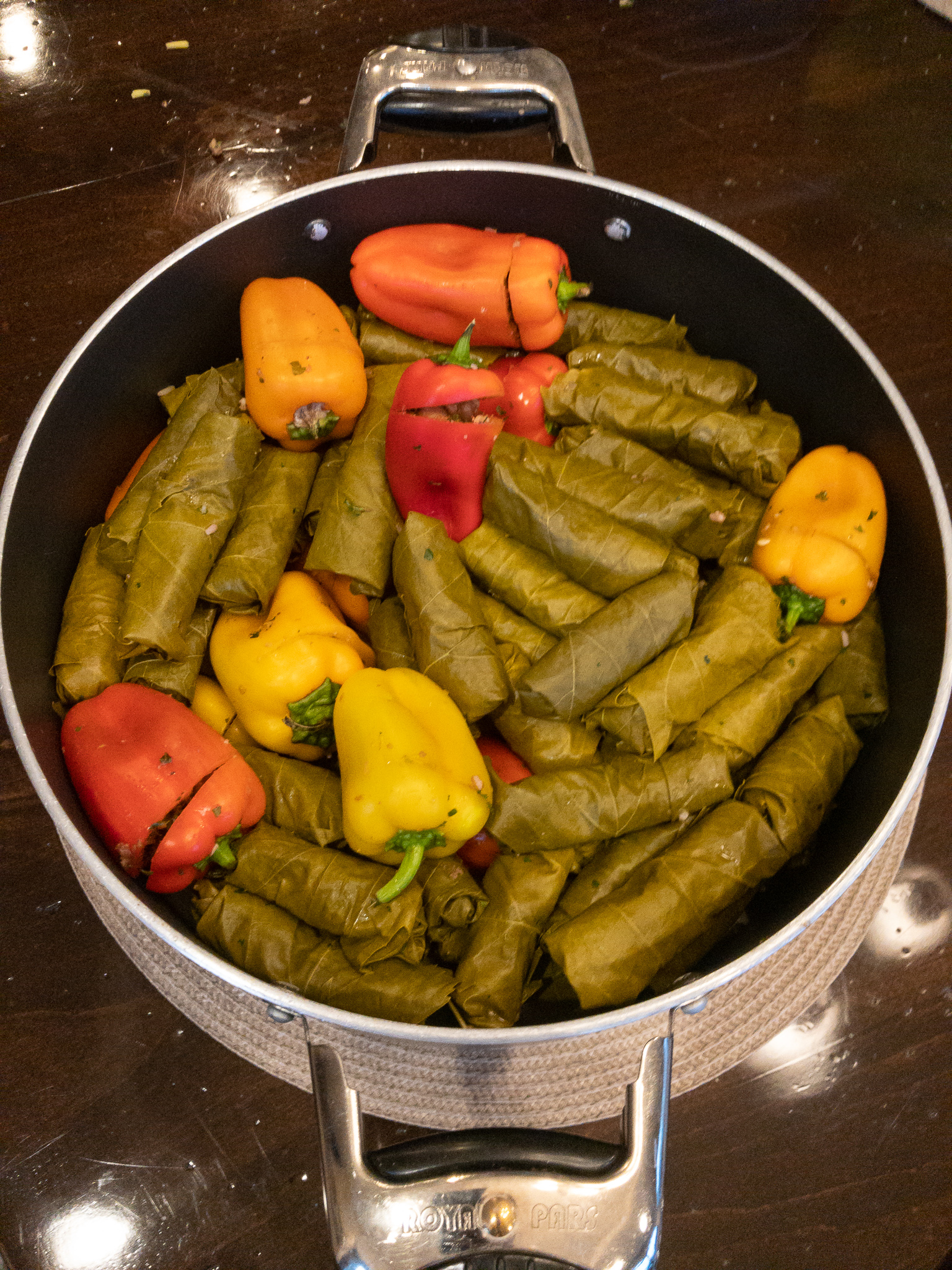 Vegetarian Stuffed Grape Leaves Three Teas Kitchen